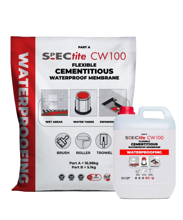 SPECTITE CW100 Waterproofing, Cementitious.