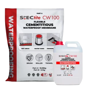 SPECTITE CW100 Waterproofing, Cementitious.