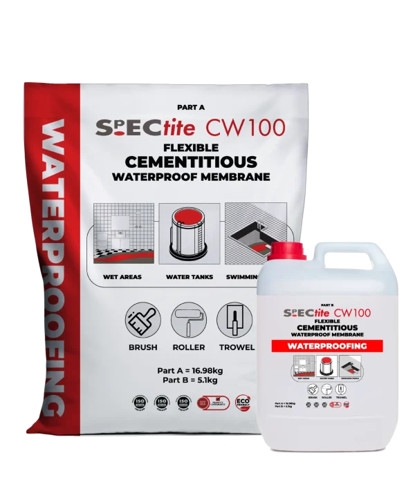 SPECTITE CW100 Waterproofing, Cementitious.